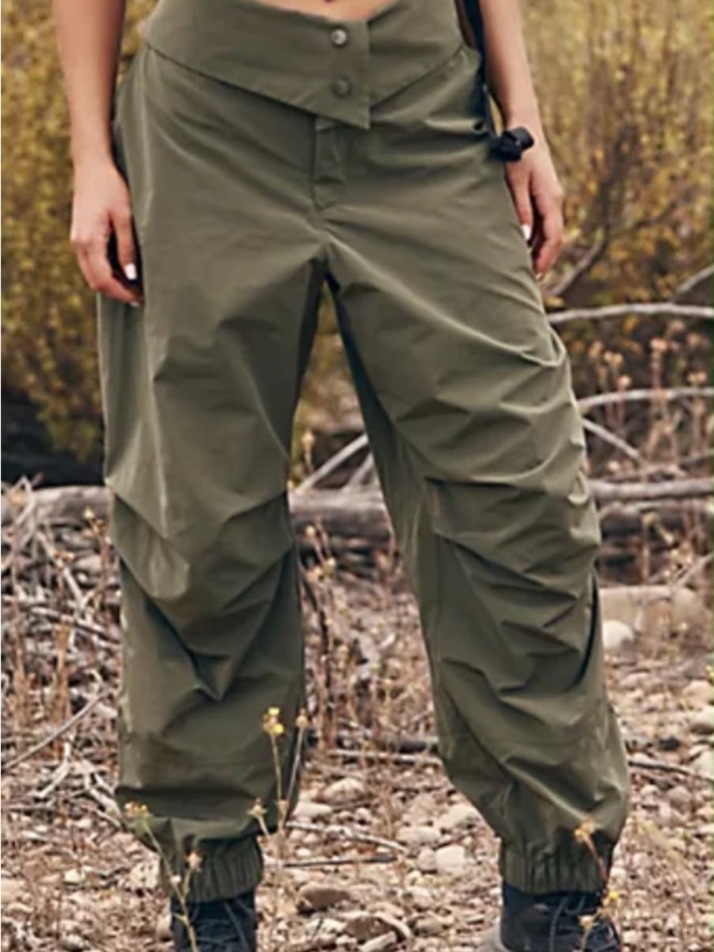 Olive Green Women’s Cargo Pants